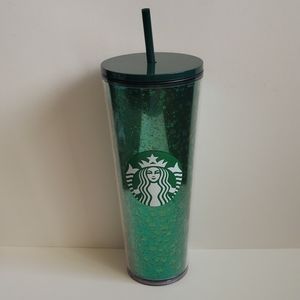 Starbucks 2019 Green Glitter Tumbler